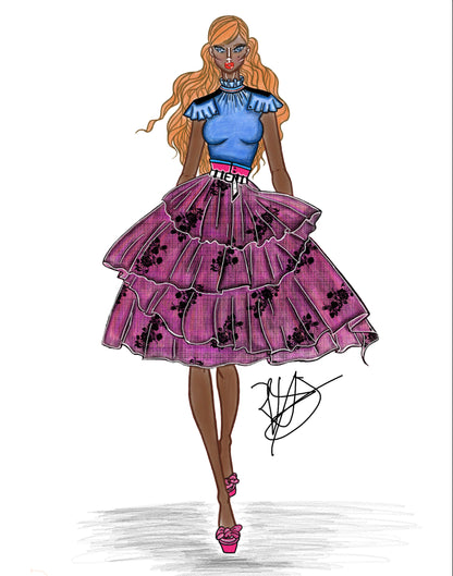 Fashion illustration